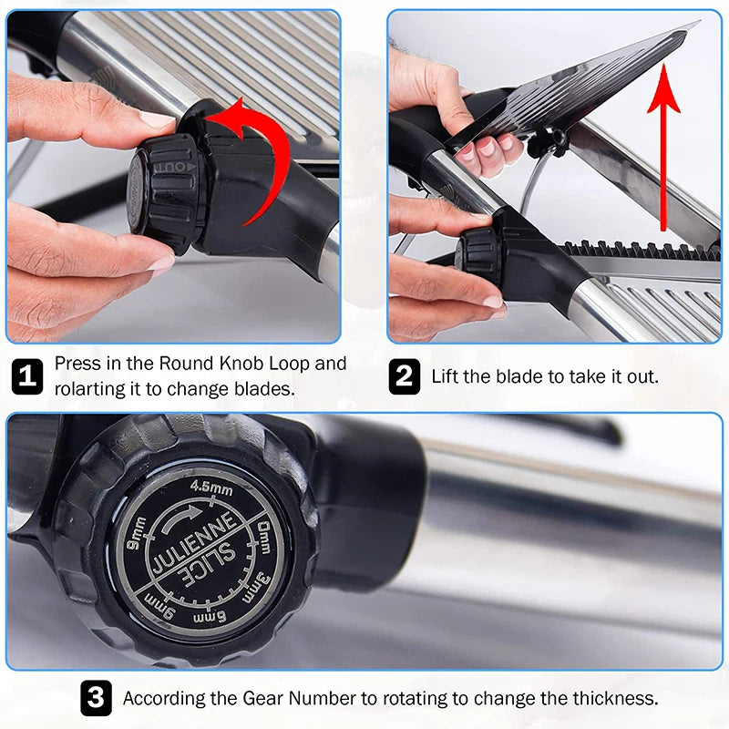 Vora™ | 2025 Adjustable Mandoline Pro Set