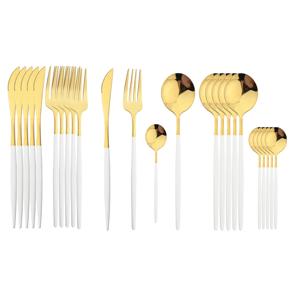 Luxeo™ | 2025 Matte Steel Flatware Set
