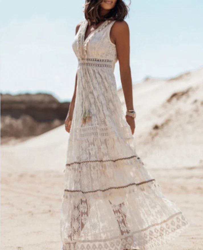 Soléa™ | 2025 – The Bohemian Luxe Midi Dress