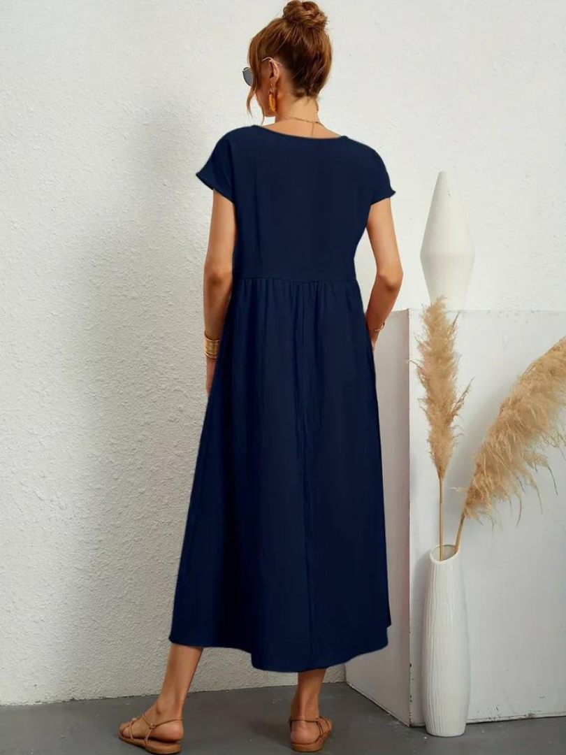 Lunessa™ | 2025 – Linen Breeze Essential Dress