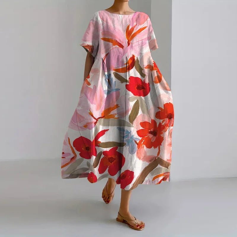 Elanora™ | 2025 – Flowing Floral Summer Dress