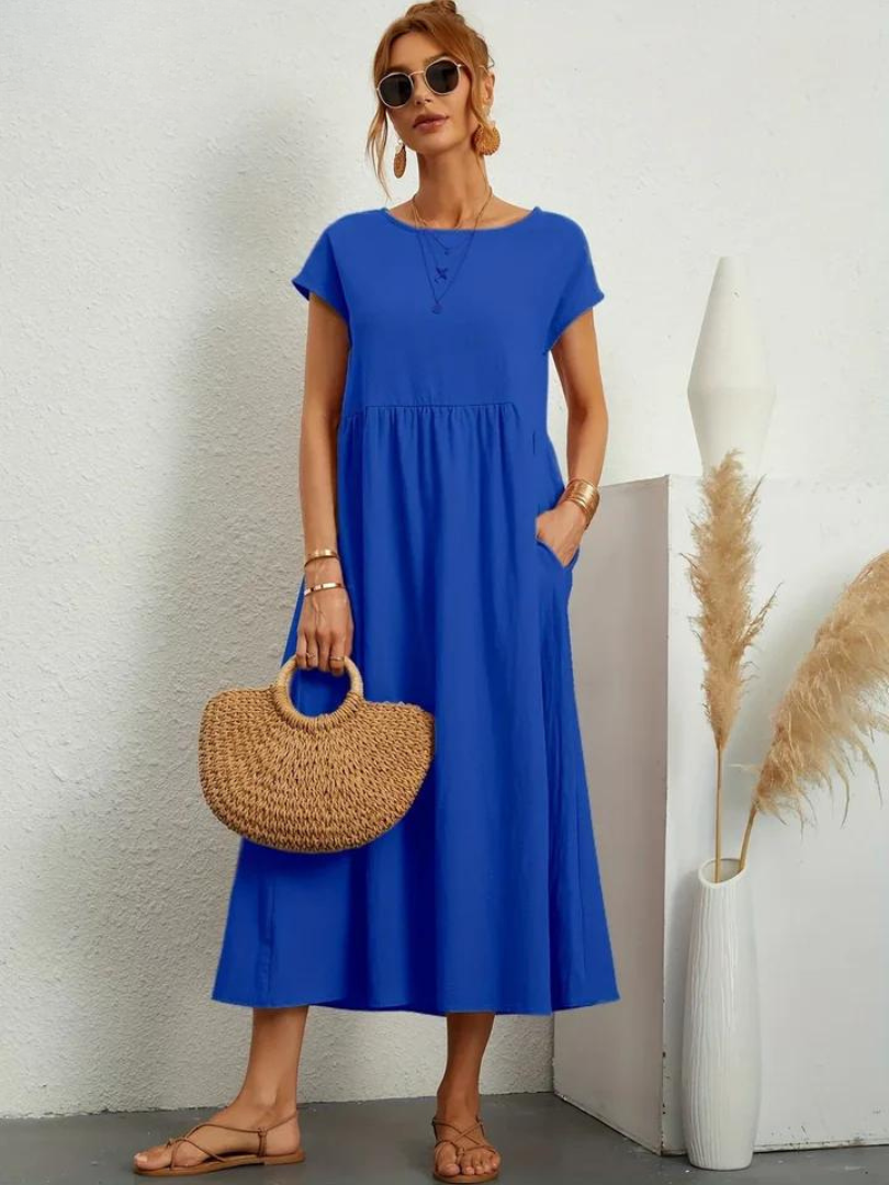 Lunessa™ | 2025 – Linen Breeze Essential Dress