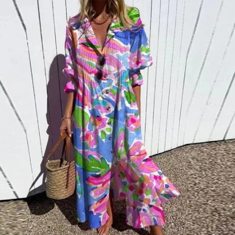 Odalis™ | 2025 – Free-Spirit Boho Maxi Dress