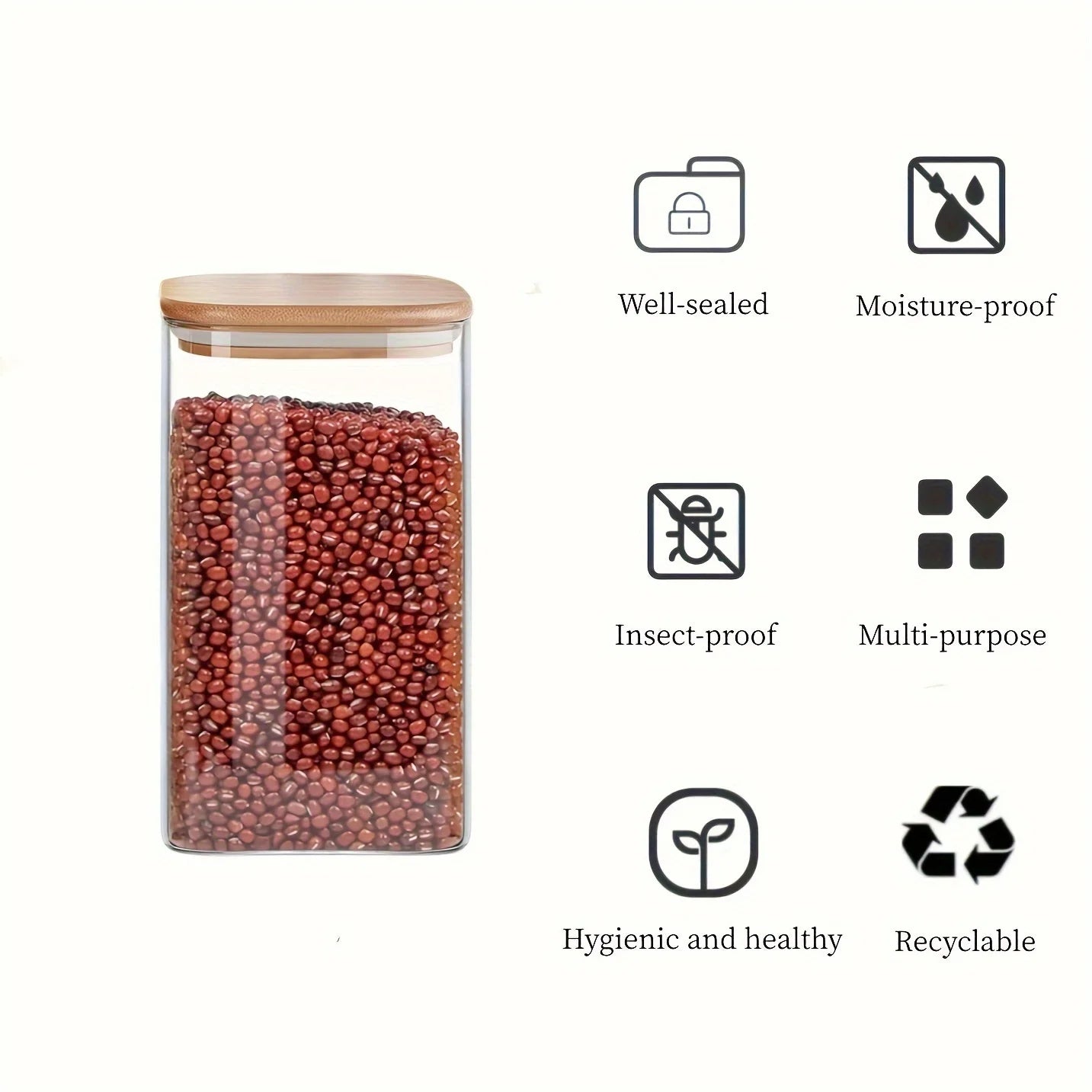 Teko™ | 2025 Airtight Bamboo Storage Jars