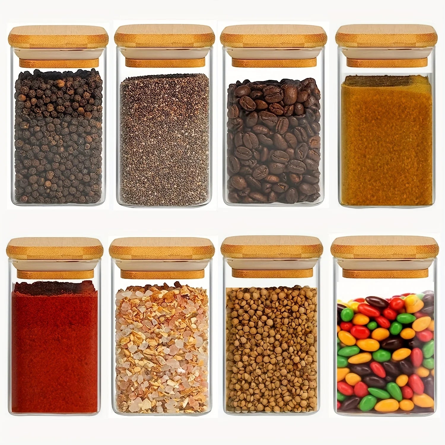 Teko™ | 2025 Airtight Bamboo Storage Jars
