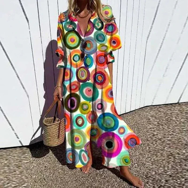 Odalis™ | 2025 – Free-Spirit Boho Maxi Dress
