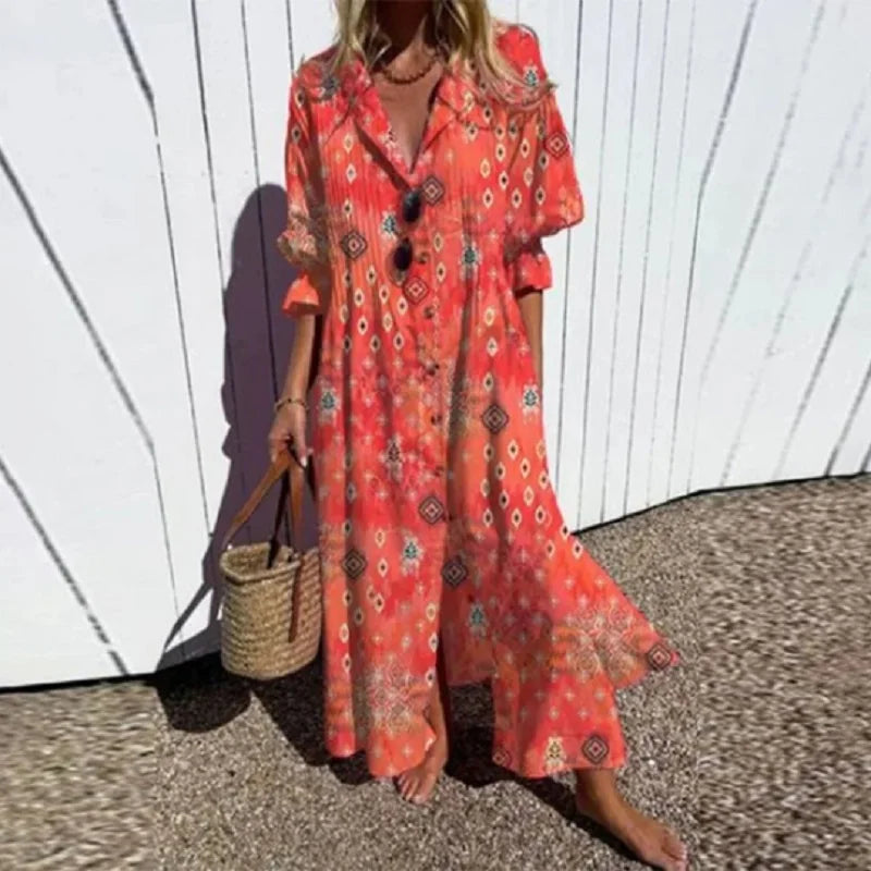 Odalis™ | 2025 – Free-Spirit Boho Maxi Dress