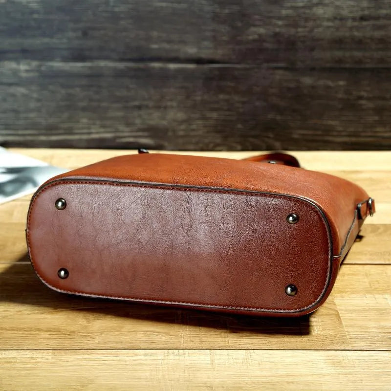 Lunira™ | 2025 – Madison Vintage Leather Satchel