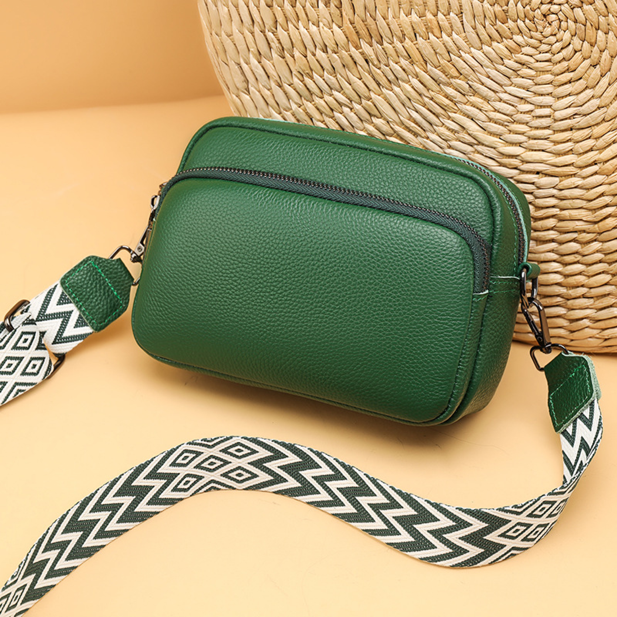 Elara™ | 2025 Luxe Leather Crossbody Bag