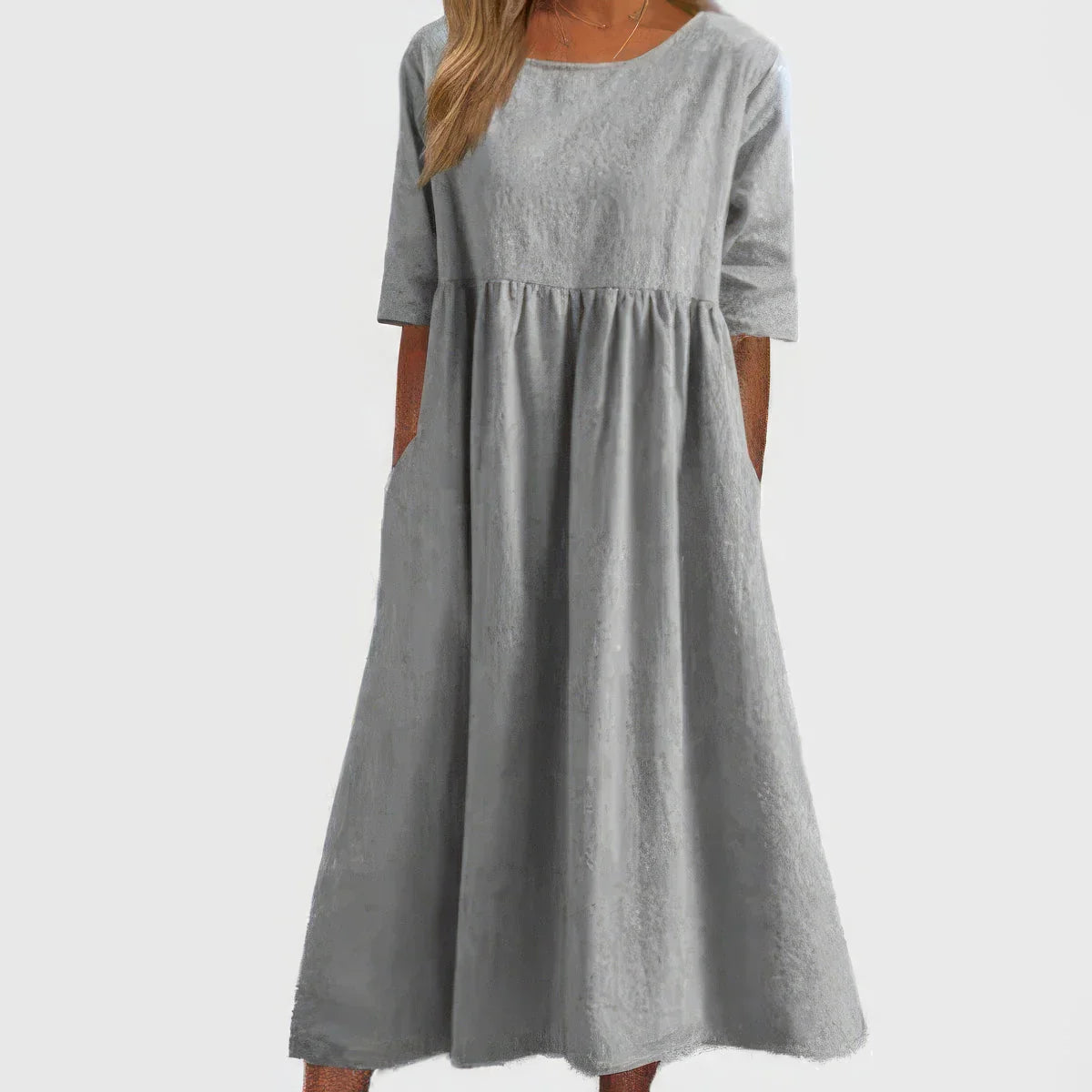 Loreva™ | 2025 – Breezy Lace Midi Dress